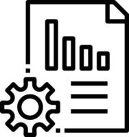 Gear setting symbol icon vector image. Illustration of the industrial wheel mechine mechanism design image