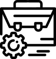 Gear setting symbol icon vector image. Illustration of the industrial wheel mechine mechanism design image