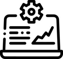 Gear setting symbol icon vector image. Illustration of the industrial wheel mechine mechanism design image