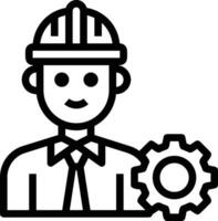 Gear setting symbol icon vector image. Illustration of the industrial wheel mechine mechanism design image