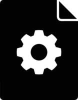 Gear setting symbol icon vector image. Illustration of the industrial wheel mechine mechanism design image