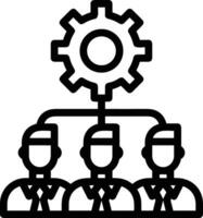 Gear setting symbol icon vector image. Illustration of the industrial wheel mechine mechanism design image