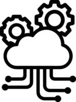 Gear setting symbol icon vector image. Illustration of the industrial wheel mechine mechanism design image
