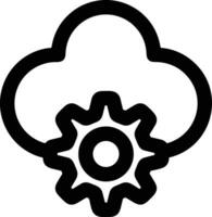 Gear setting symbol icon vector image. Illustration of the industrial wheel mechine mechanism design image