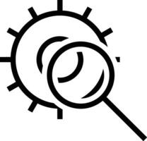 Gear setting symbol icon vector image. Illustration of the industrial wheel mechine mechanism design image