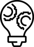 Gear setting symbol icon vector image. Illustration of the industrial wheel mechine mechanism design image