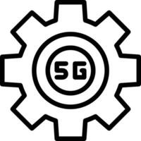 Gear setting symbol icon vector image. Illustration of the industrial wheel mechine mechanism design image