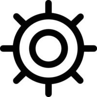 Gear setting symbol icon vector image. Illustration of the industrial wheel mechine mechanism design image