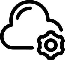 Gear setting symbol icon vector image. Illustration of the industrial wheel mechine mechanism design image