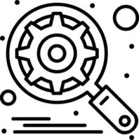 Gear setting symbol icon vector image. Illustration of the industrial wheel mechine mechanism design image