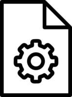 Gear setting symbol icon vector image. Illustration of the industrial wheel mechine mechanism design image