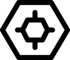 Gear setting symbol icon vector image. Illustration of the industrial wheel mechine mechanism design image