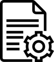Gear setting symbol icon vector image. Illustration of the industrial wheel mechine mechanism design image