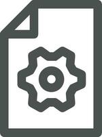 Gear setting symbol icon vector image. Illustration of the industrial wheel mechine mechanism design image