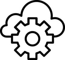 Gear setting symbol icon vector image. Illustration of the industrial wheel mechine mechanism design image