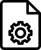 Gear setting symbol icon vector image. Illustration of the industrial wheel mechine mechanism design image