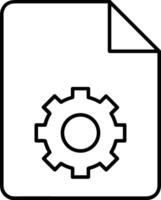 Gear setting symbol icon vector image. Illustration of the industrial wheel mechine mechanism design image