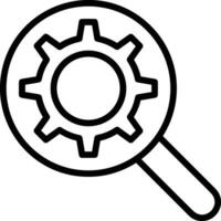 Gear setting symbol icon vector image. Illustration of the industrial wheel mechine mechanism design image