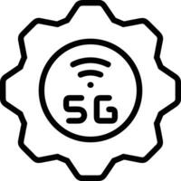 Gear setting symbol icon vector image. Illustration of the industrial wheel mechine mechanism design image