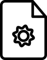 Gear setting symbol icon vector image. Illustration of the industrial wheel mechine mechanism design image