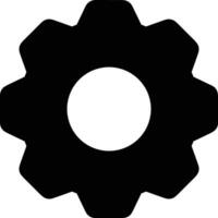Gear setting symbol icon vector image. Illustration of the industrial wheel mechine mechanism design image