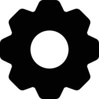 Gear setting symbol icon vector image. Illustration of the industrial wheel mechine mechanism design image