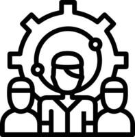 Gear setting symbol icon vector image. Illustration of the industrial wheel mechine mechanism design image