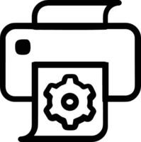 Gear setting symbol icon vector image. Illustration of the industrial wheel mechine mechanism design image