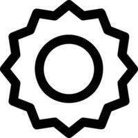 Gear setting symbol icon vector image. Illustration of the industrial wheel mechine mechanism design image