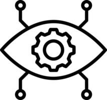 Gear setting symbol icon vector image. Illustration of the industrial wheel mechine mechanism design image