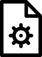 Gear setting symbol icon vector image. Illustration of the industrial wheel mechine mechanism design image