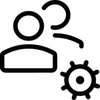 Gear setting symbol icon vector image. Illustration of the industrial wheel mechine mechanism design image