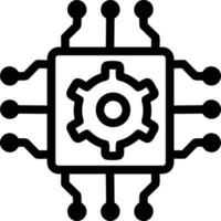 Gear setting symbol icon vector image. Illustration of the industrial wheel mechine mechanism design image