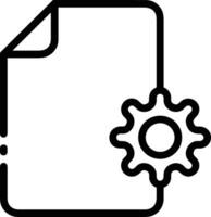 Gear setting symbol icon vector image. Illustration of the industrial wheel mechine mechanism design image