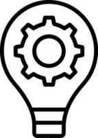 Gear setting symbol icon vector image. Illustration of the industrial wheel mechine mechanism design image