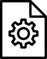 Gear setting symbol icon vector image. Illustration of the industrial wheel mechine mechanism design image