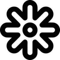 Gear setting symbol icon vector image. Illustration of the industrial wheel mechine mechanism design image