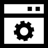 Gear setting symbol icon vector image. Illustration of the industrial wheel mechine mechanism design image