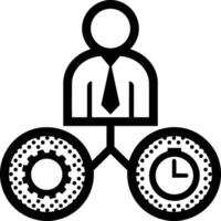 Gear setting symbol icon vector image. Illustration of the industrial wheel mechine mechanism design image