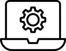 Gear setting symbol icon vector image. Illustration of the industrial wheel mechine mechanism design image