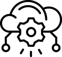 Gear setting symbol icon vector image. Illustration of the industrial wheel mechine mechanism design image