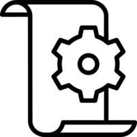 Gear setting symbol icon vector image. Illustration of the industrial wheel mechine mechanism design image