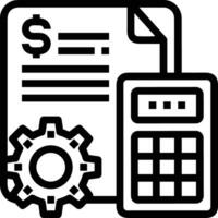 Gear setting symbol icon vector image. Illustration of the industrial wheel mechine mechanism design image