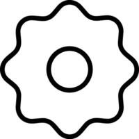 Gear setting symbol icon vector image. Illustration of the industrial wheel mechine mechanism design image