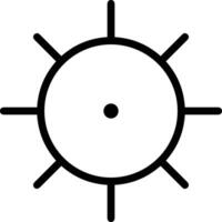Gear setting symbol icon vector image. Illustration of the industrial wheel mechine mechanism design image