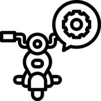 Gear setting symbol icon vector image. Illustration of the industrial wheel mechine mechanism design image