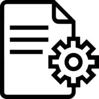 Gear setting symbol icon vector image. Illustration of the industrial wheel mechine mechanism design image