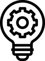 Gear setting symbol icon vector image. Illustration of the industrial wheel mechine mechanism design image