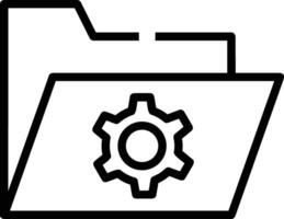 Gear setting symbol icon vector image. Illustration of the industrial wheel mechine mechanism design image