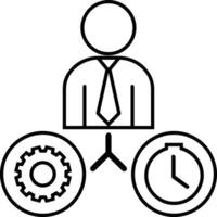 Gear setting symbol icon vector image. Illustration of the industrial wheel mechine mechanism design image